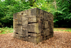Raw by Neville Gabie, 2001, Forest of Dean Sculpture Trail; Photo: Neville Gabie.