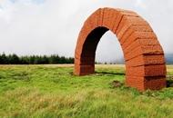 Andy Goldsworthy, Colt Hill Arch, part of Striding Arches, Cairnhead, Scotland. Photo: Mike Bolam
