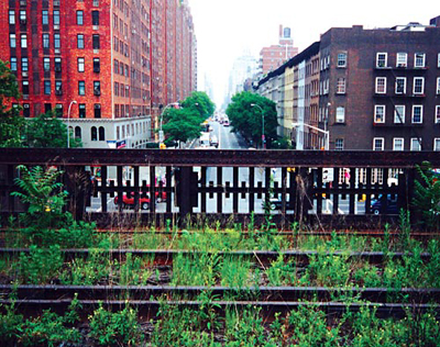 The High Line today copyright Friends of the High Line 2003