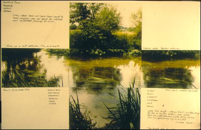 Focussing on the hidden qualities of the River Mole, Roger Polley, 1996 Surrey Hills Landscape Assessment © Countryside Agency/Roger Polley