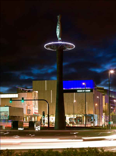 Ackroyd and Harvey's 20 metre high sculpture at the gateway to Cabot Circus Photo: InSite Arts 2008