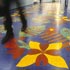 Link to larger image: Flooring design in children’s corridor by Ray Smith, 1994.Musgrove Park Hospital, Taunton, Somerset.