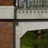 Bulrush bridge, designed by Michael Fairfax, 2004.Cotswold Water Park, Gloucestershire.