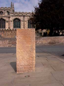 Wolfgang Buttress – Milestone, Market Square, Stamford