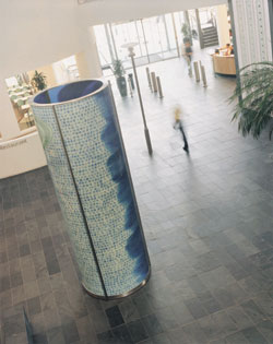 Blue Ascending, Green Descending by Alex Beleschenko, 2004.The Met Office, Exeter.