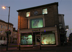 Exchange by Debbie Akam Power, for Skipton Transformation Weekend by Chrysalis Arts, 2003. Photo: Porl Medlock