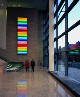 Wavelength, Rob and Nick Carter, 2006, commissioned by Land Securities, Cardinal Place, Victoria Street, London W1