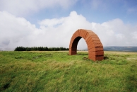 Andy Goldsworthy, Colt Hill arch, part of Striding Arches, Cairnhead, Scotland. Photo: Mike Bolam