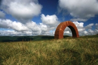 Andy Goldsworthy, bail, part of Striding Arches, Cairnhead, Scotland. Photo: Mike Bolam