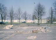 Former Checkpoint, Site of 1989 Mass Border Crossing, Former Bunker, Former First Used Car Lot In Former East Berlin, Future Lidl, photograph, 2007