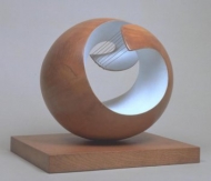 Dame Barbara Hepworth Pelagos 1946 Part painted wood and strings object: 430 x 460 x 385 mm, 15.2 kg Presented by the artist 1964 Bowness, Hepworth Estate