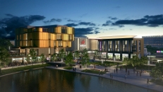 Southwater CGI - artist's impression of the development where the work will be installed