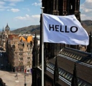 'Flags for Edinburgh', Peter Liversidge