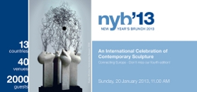 Invitation to sculpture network's New Year´s Brunch on 20th January 2013