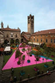 Piazza Rosa public art project in Italy
