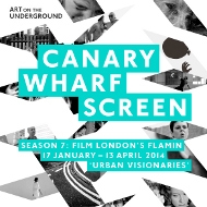 Art on the Underground and Film London’s FLAMIN launch ‘Urban Visionaries’ at Canary Wharf Screen